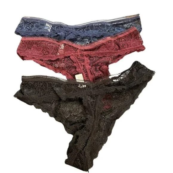 Elegant CHAMPANG Sexy Nightdress and 3pcs Floral Lace Panties - Picture 6 of 10